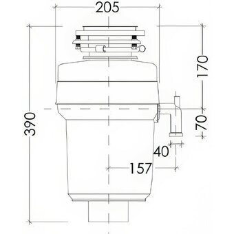 Измельчитель пищевых отходов Kuppersberg WS 550 B   Измельчитель пищевых отходов Kuppersberg WS 550 B
