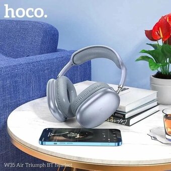  Наушники полноразмерные bluetooth HOCO W35 Air Triumph синий 