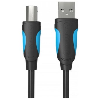  Кабель Vention VAS-A16-B800 USB 2.0 AM/BM 8м черный 