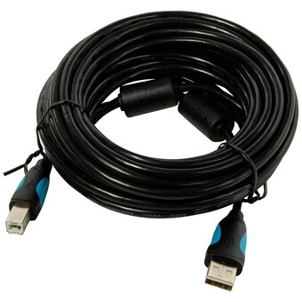  Кабель Vention VAS-A16-B800 USB 2.0 AM/BM 8м черный 