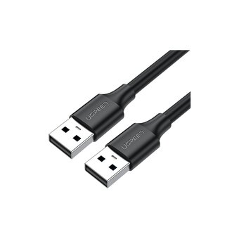 Кабель UGREEN US102 10309 USB 2.0 A Male to A Male Cable 1m Black 