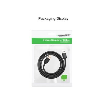  Кабель UGREEN US102 10309 USB 2.0 A Male to A Male Cable 1m Black 