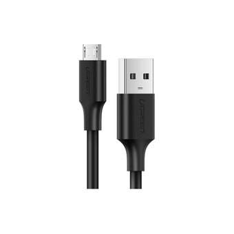  Кабель UGREEN US289 60138 USB 2.0 A to Micro USB Cable Nickel Plating 2m Black 