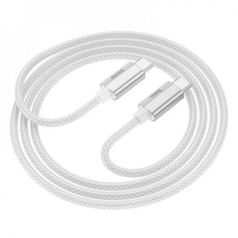  Дата-кабель HOCO U134 Primero 240W charging data cable Type-C + Type-C 1,8м серый 