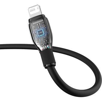  Дата-кабель Baseus Pudding (P10355703111-01) Fast Charging USB to Type-C 100W 2m Cluster Black 