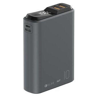  Внешний АКБ OLMIO QS-10 10000mAh 22.5W темно-серый 