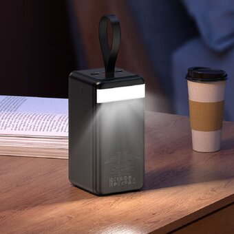  Аккумулятор внешний резервный HOCO J123D Element 22.5W+PD20W digital display 90000mAh 