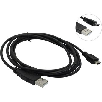  Кабель Exegate EX138938RUS USB 2.0 A-mini-B 5P 1.8м 