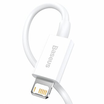  Дата-кабель Baseus Superior (CALYS-02) Fast Charging USB to iP 2.4A 0.25m White 