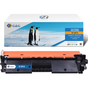  Картридж лазерный G&G GG-C051H черный 1700стр для Canon LBP 162dw/MF 264dw/267dw/269dw 