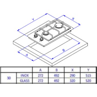  Варочнаяе поверхность Weissgauff HGG 320 BGRV 