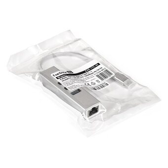  Кабель-адаптер ExeGate EXE-77C-45 EX294188RUS USB3.0 Type C -- 3xUSB3.0+1xRJ45 UTP 1000Mbps RLT8153 