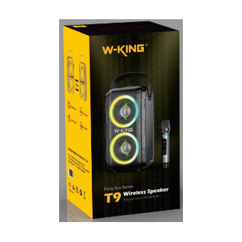  Портативная колонка W-King T9 (One mic) (черный) 