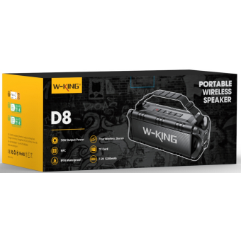  Портативная колонка W-King D8 black 