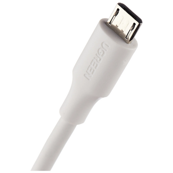  Кабель UGREEN US289 60141 USB 2.0 A to Micro USB Cable Nickel Plating 1m White 