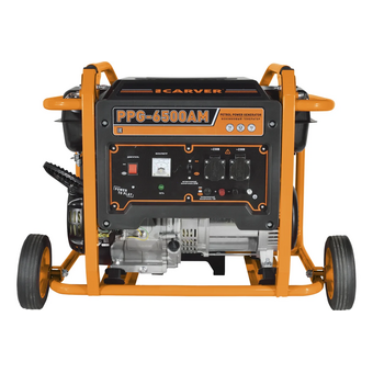  Генератор Carver PPG-6500АM (01.020.00029) 5.5кВт 