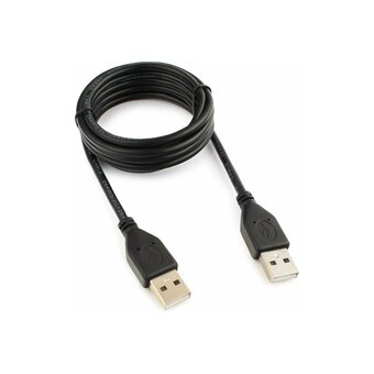  Кабель Cablexpert CCP-USB2-AMAM-6 USB 2.0 Pro, AM/AM, 1.8м, экран, черный, пакет 