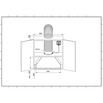  Вытяжка ZUGEL ZHI521X стальная 