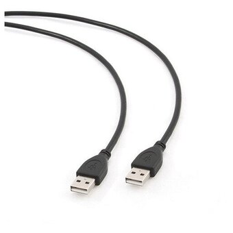  Кабель Cablexpert CCP-USB2-AMAM-6 USB 2.0 Pro, AM/AM, 1.8м, экран, черный, пакет 