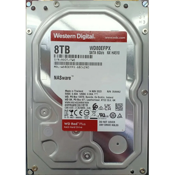  HDD WD NAS Red Plus WD80EFPX SATA-III 8TB (5640rpm) 256Mb 3.5" 