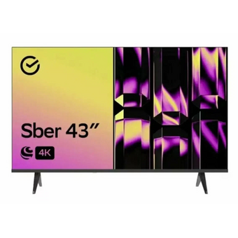  Телевизор Sber SDX 43U4014S серебристый 