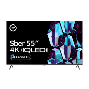  Телевизор Sber SDX 55UQ5235 тёмно-серый 