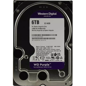  HDD WD Purple WD63PURU SATA3 6TB 5400 RPM 256Mb (replacement WD62PURZ, WD63PURZ) 