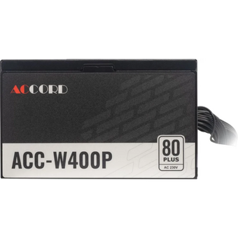  Блок питания Accord ACC-W400P ATX 400W 80 Plus White (20+4pin) 120mm fan 6xSATA 