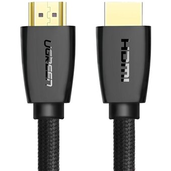  Кабель UGREEN HD118 40411 HDMI Male To Male Cable With Braid 3m Black 