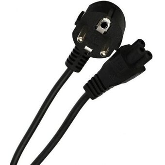  Кабель питания Vcom CE022-CU (CE022-CU0.5-3M) для ноутбуков 3G*0.5mm 220V VDE стандарт 3м 