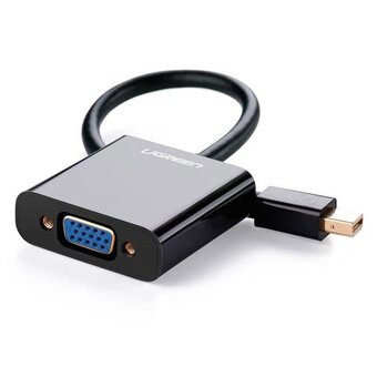  Конвертер UGREEN MD113 10459 Mini DP to VGA Converter Black 