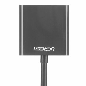  Конвертер UGREEN MD113 10459 Mini DP to VGA Converter Black 