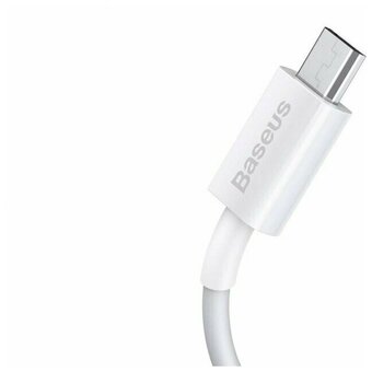  Дата-кабель Baseus Superior (CAMYS-A02) Fast Charging USB to Micro 2A 2m White 
