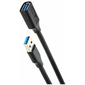  Кабель удлинительный Telecom TUS708-3M USB3.0 Am-Af 3m черный 