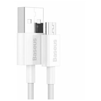  Дата-кабель Baseus Superior (CAMYS-A02) Fast Charging USB to Micro 2A 2m White 
