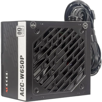  Блок питания Accord ACC-W650P ATX 650W 80 Plus White (20+4pin) 120mm fan 6xSATA RTL 