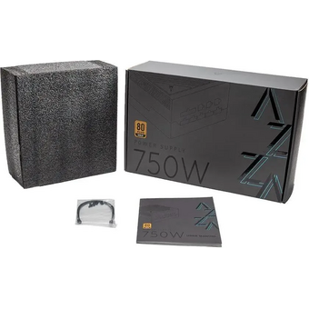  Блок питания Azza PSAZ-750G ATX 750W 80+ gold (20+4pin) APFC 120mm fan 6xSATA Cab Manag RTL 