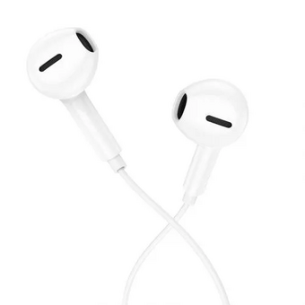  Наушники Borofone BM71 Light song universal earphones with microphone, white 