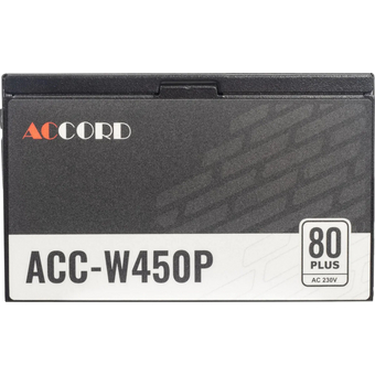  Блок питания Accord ACC-W450P ATX 450W 80 Plus White (20+4pin) 120mm fan 6xSATA 
