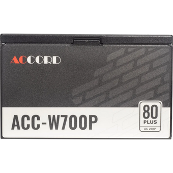  Блок питания Accord ACC-W700P ATX 700W 80 Plus White (20+4pin) 120mm fan 6xSATA RTL 