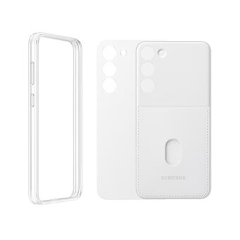  Чехол (клип-кейс) Samsung EF-MS916CWEGRU для Samsung Galaxy S23+ Frame Case белый 