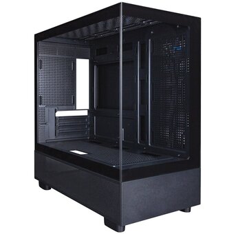  Корпус 1STPLAYER MIKU Mi5 Black (Mi5-BK) / mATX 