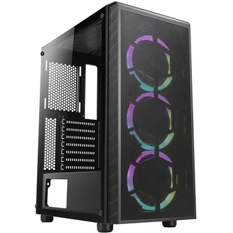  Корпус Azza Prime 360E черный (CSAZ- 360E Prime 360E) без БП ATX 5x120mm 2x140mm 2xUSB3.0 audio bott PSU 