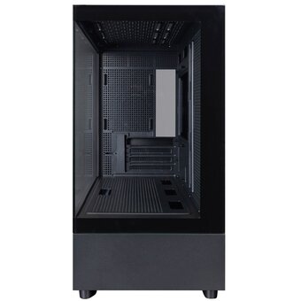  Корпус 1STPLAYER MIKU Mi5 Black (Mi5-BK) / mATX 