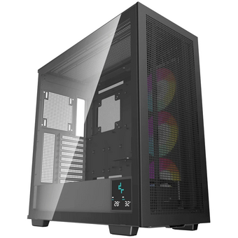  Корпус Deepcool Morpheus (R-MORPHEUS-BKAPA1-G-1) без БП, боковое окно (закаленное стекло), 3xARGB LED 140мм, черный, E-ATX 