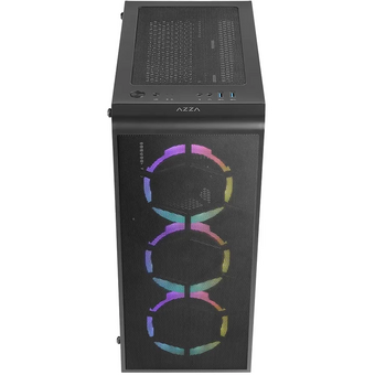  Корпус Azza Prime 360E черный (CSAZ- 360E Prime 360E) без БП ATX 5x120mm 2x140mm 2xUSB3.0 audio bott PSU 