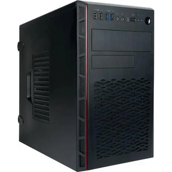  Корпус Inwin EMR065BL (6193033) черный без БП mATX 2xUSB2.0 2xUSB3.0 audio 