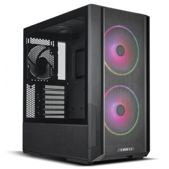  Корпус Lian Li Lancool 216 / Black (G99.LAN216RX.10R) / Mid-Tower, TG / 2x 160mm ARGB + 1x 140mm non LED fans inc. 