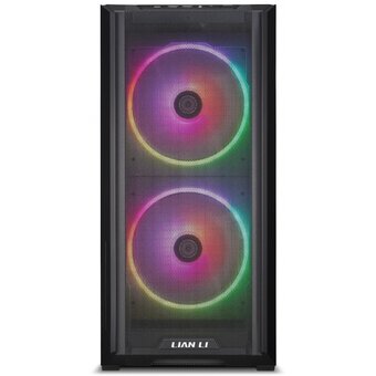  Корпус Lian Li Lancool 216 / Black (G99.LAN216RX.10R) / Mid-Tower, TG / 2x 160mm ARGB + 1x 140mm non LED fans inc. 