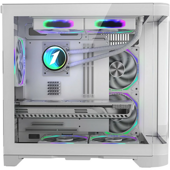  Корпус 1STPLAYER UVIEW UV5 White (UV5-WH) / mATX 